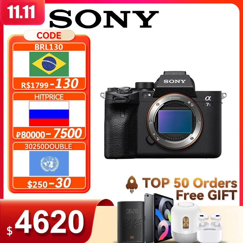 SONY A7S3 Full Frame Mirrorless Camera Professional Video Recording