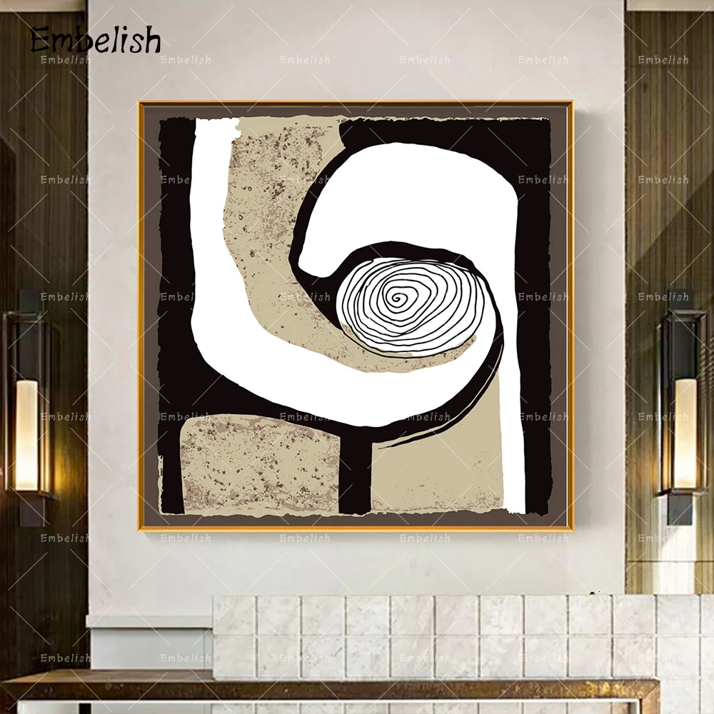 Embelish 1 Pieces Three Colors Abstract Ink Wall Art Pictures For Living Room Home Decor HD Canvas Painting Bedroom Large Poster | Дом и сад