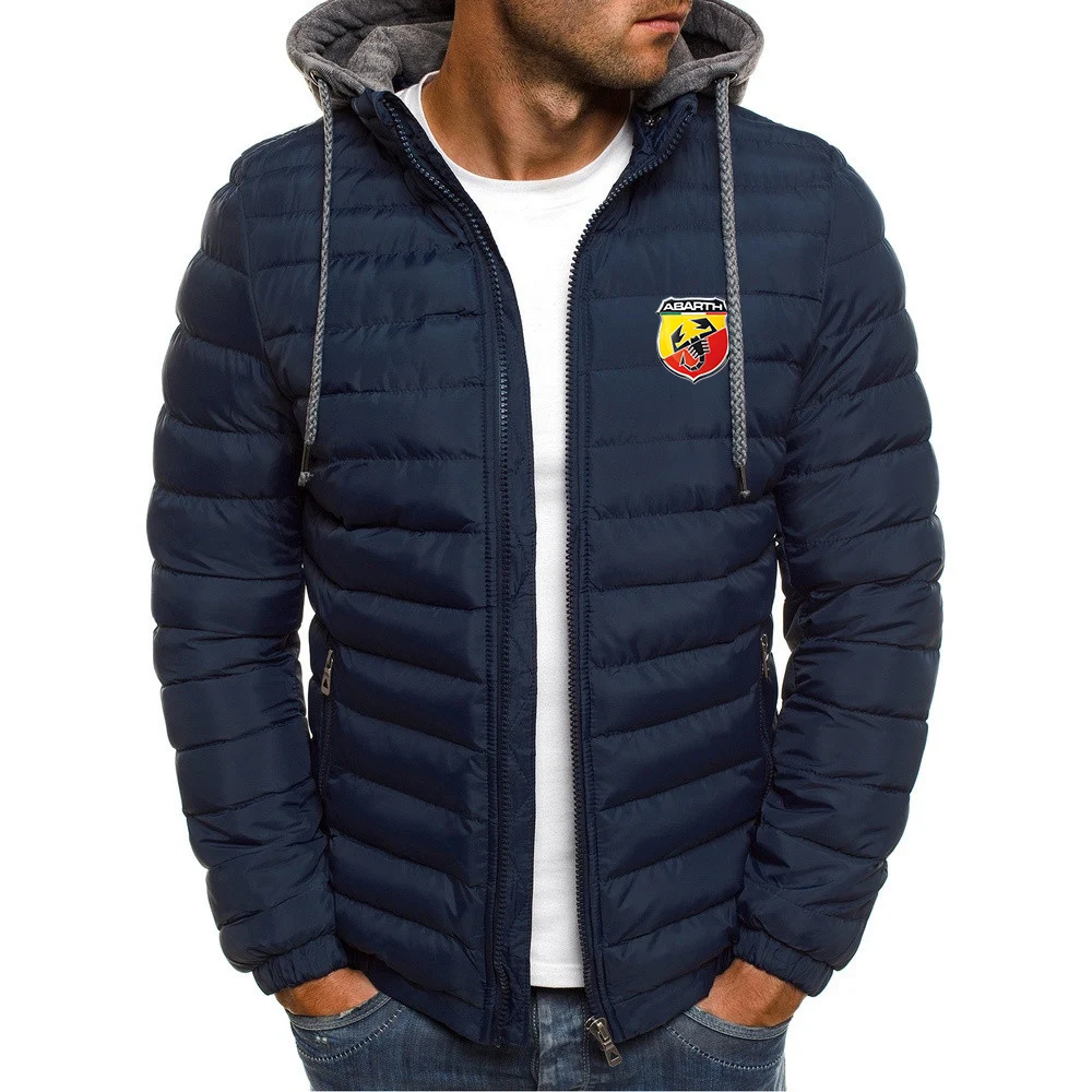 ABARTH Logo Men Winter Jacket Brand Coat Padded Mens Warm Fleece Lining Big  Pockets Waterproof Fashion New Coats Jackets|Parkas| - AliExpress