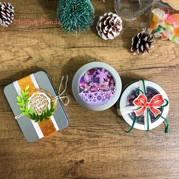 

4pcs Candy Box Cutting Dies Stamps Accessories Storage Box Scrapbooking Embossing Decor DIY Halloween Christmas Gift Box