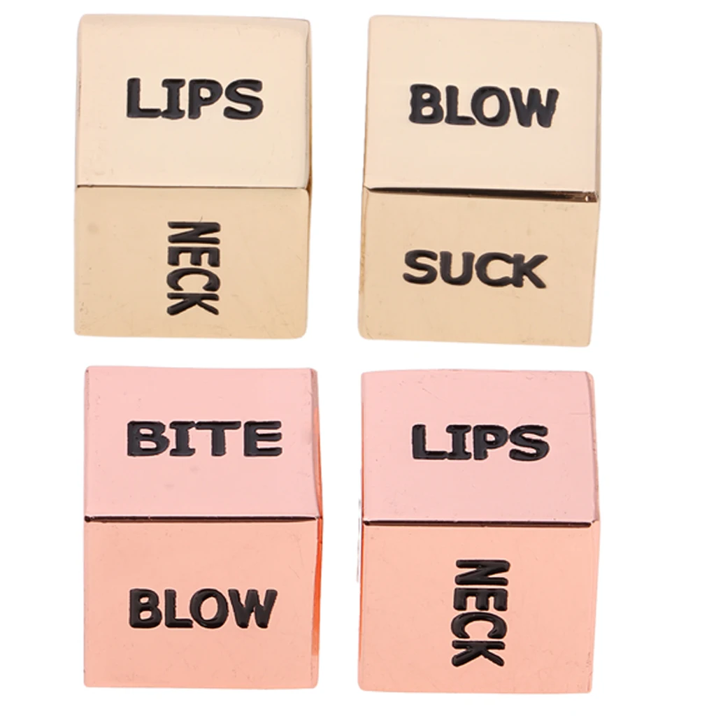 4pcs Adult Love Dice Spice Naughty Game Funny Dices For Couples Bachelor Party