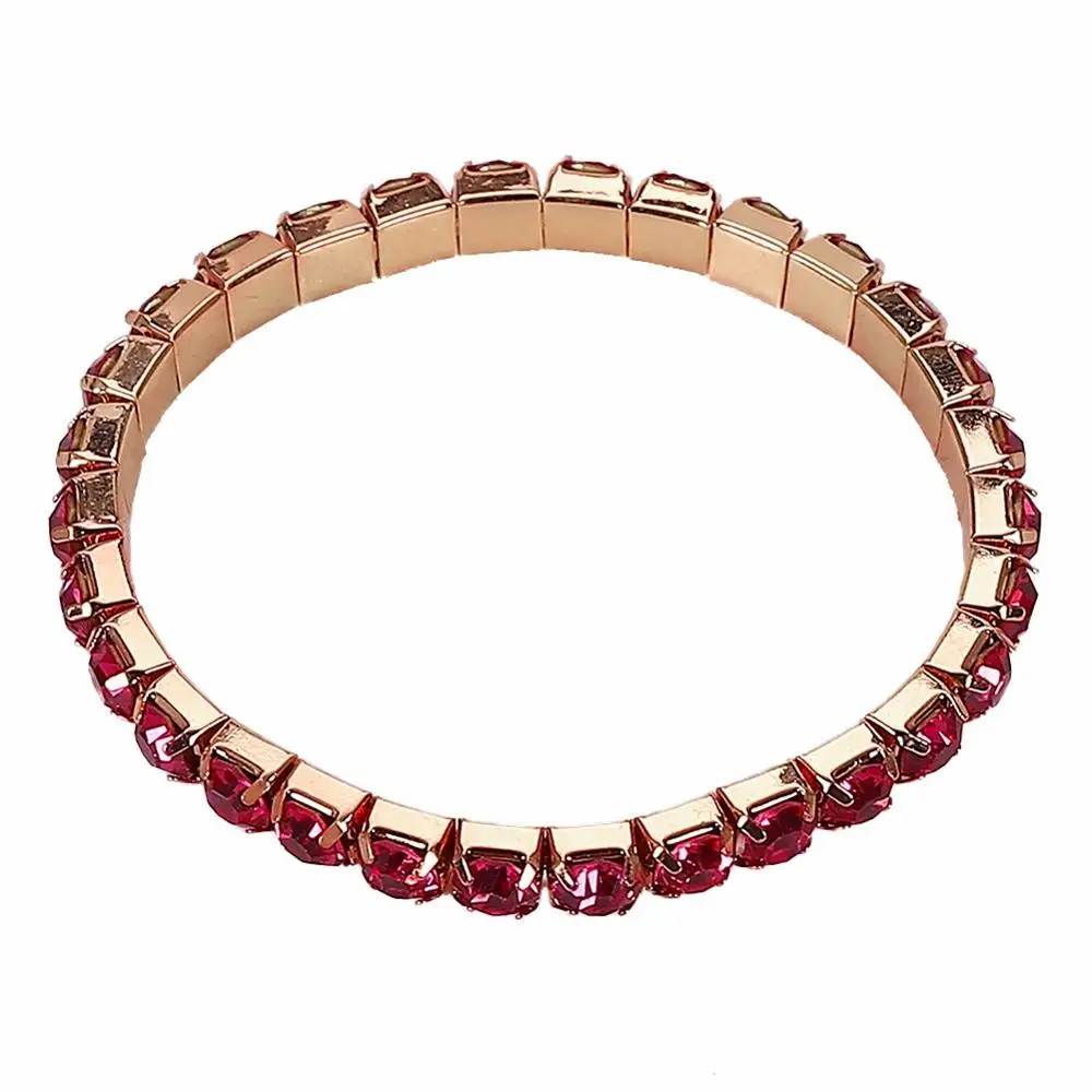 Модные Роскошные браслеты-шармы с кристаллами и геометрическими бусинами для женщин, винтажные аксессуары для свадебной вечеринки - Окраска металла: Multicolored 8