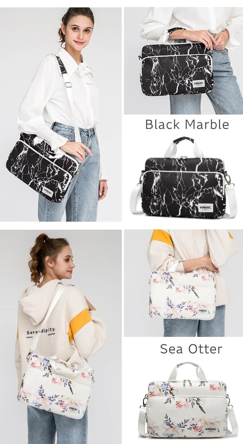 Bolsa de Ombro Bolsa para Portátil Case do Mensageiro para Macbook Kinmac Marca Polegada Senhora Bolsa Mulher Homem Dropship Kc21 1314 1515.613.3 - Imagem 3
