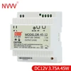 NVVV 12V 24V DR-30W 45W 60W Промышленный Din-рейка импульсный источник питания с одним выходом ► Фото 3/6