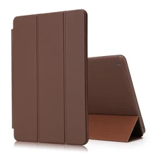 Étui mince en cuir à rabat magnétique pour téléphones Apple, housse de protection intelligente en PU de 6e et 5e générations de style funda pour iPad 9. 7, iPad Air 1, 2 2018 2017