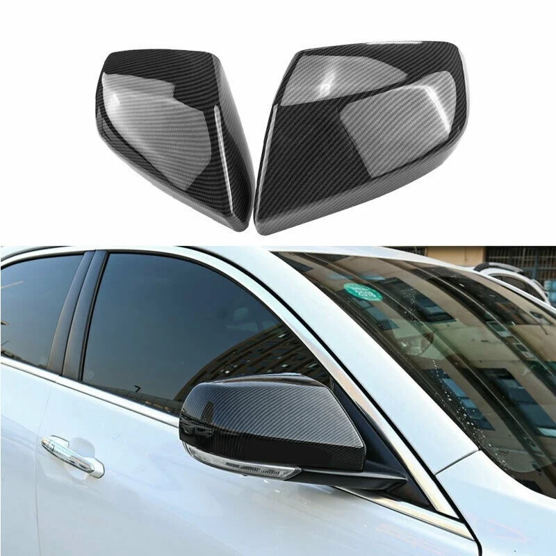 Fit for Cadillac CT4 2020 Carbon Fiber Exterior Rear View Mirror Cover