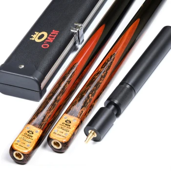

Omin hell lips series Snooker cue stick 9.8mm tip Ash shaft brass jointed inlay butt Billiard cue Taco de billar Professional