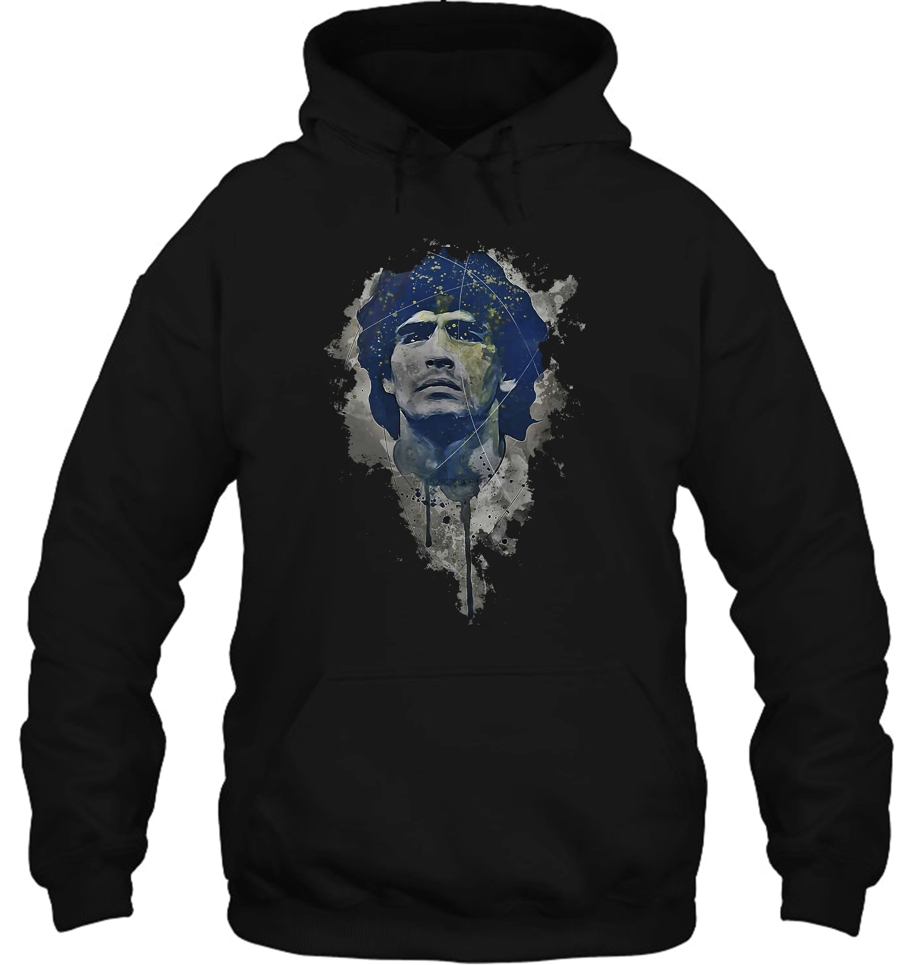 Мужская толстовка schwarz Diego Maradona Paul Sinus Art Geschenkidee на заказ, хорошее качество, женская уличная одежда