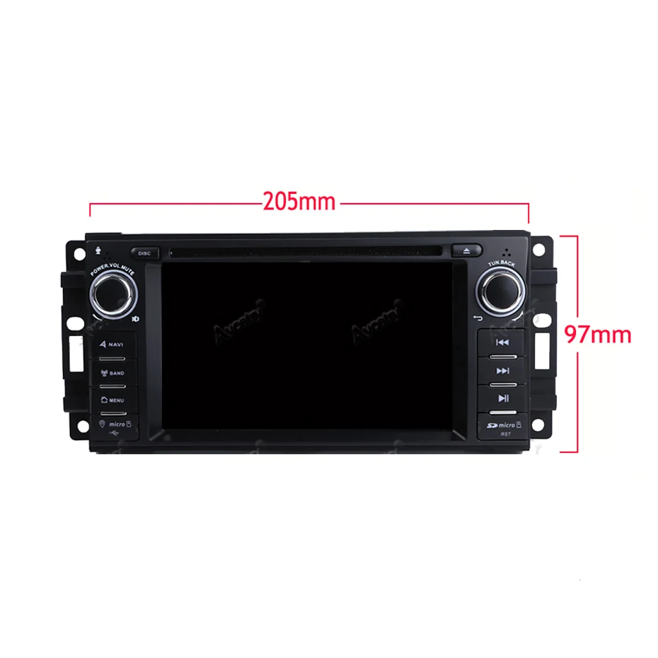 Excellent 4G 64G DSP Android 9.0 Car Multimedia DVD Player GSP stereo For Chrysler/300C/jeep/Compass/Dodge/Grand/Cherokee Car radio OBD2 1