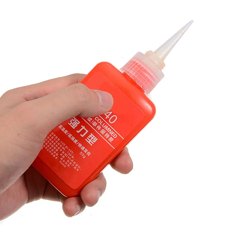 50ml High Strength Anaerobic Adhesive Threadlocker Lock Glue Sealing Anti-corrosion Threaded Nuts Metal Locking Adhesive