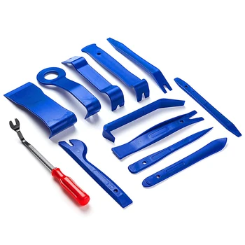 

12 Pcs Protable Car Radio Panel Door Clip Trim Dash Audio Removing Installer Repair Tool Kit High Quality Car Removal Tools