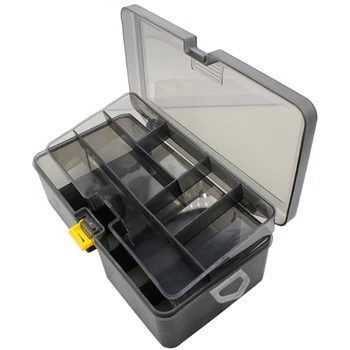 LOW PRICE ❤️ Double Layer Fishing Tackle Box Lures Bait Storage Case Organizer Container Organizer Container Accessories - discount item 33% OFF Sports & Entertainment