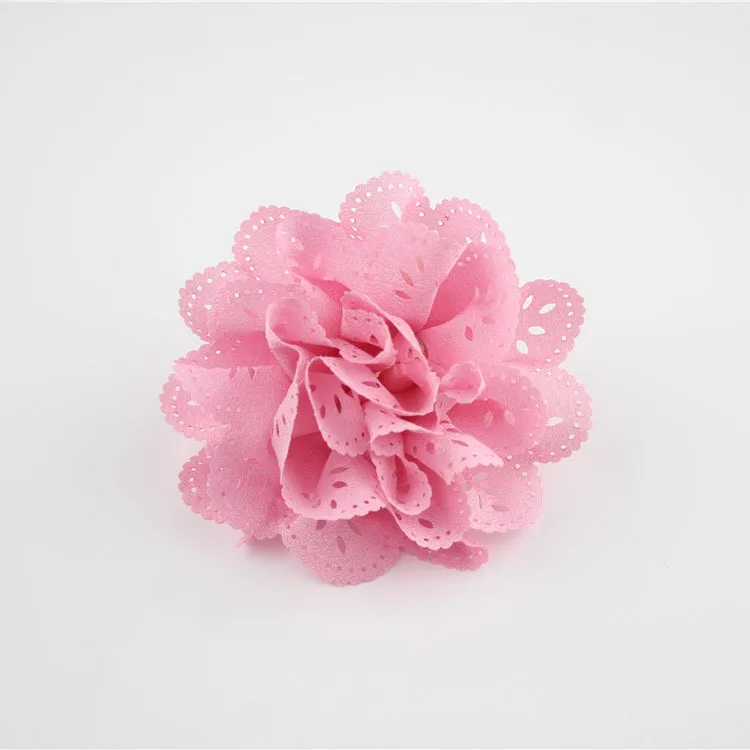 a12 Rubber Pink 1 шт. заколки для волос с цветочным дизайном для девочек Детские аксессуары для волос 16 цветов 1801ZYAA1721 - Цвет: a12 Rubber Pink