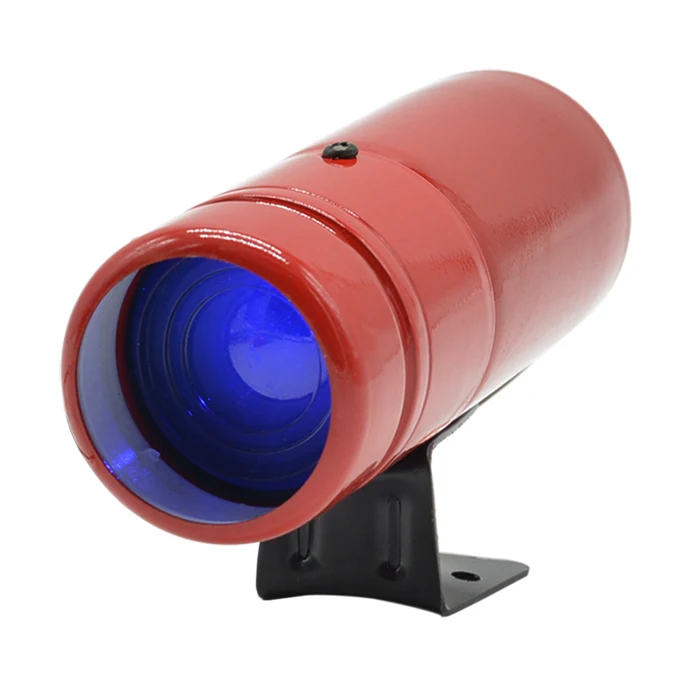 Круглые Racing Тахометр RPM датчик переключения светильник лампа с красным камушком красного и синего цветов Предупреждение светильник 0-11000 об/мин автомобиля м - Цвет: Blue Light
