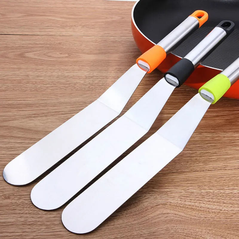 Pp Plastic Handle Stainless Steel Butter Spatula Cheese Knife Forked