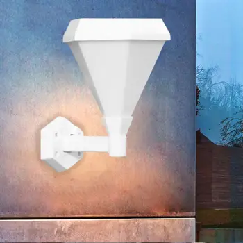 

Waterproof 51 SMD LED Hexagonal Wall Light Solar Garden Stair Mount Lamp