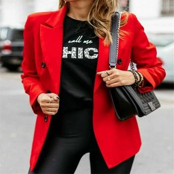 

Women Fashion Coat Ladies Winter Long Sleeve Career Formal Tunic Coat Outwear Cardigan OL Office Suit