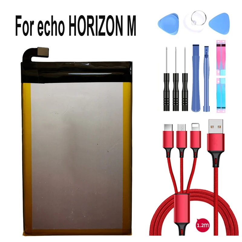 YDLBAT высокое качество 3000 мАч батарея для мобильного телефона echo HORIZON M+ USB кабель+ набор инструментов