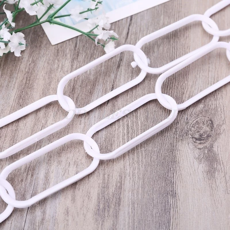 51 in Market Shop Hanging Hanger Display Connector Strip Clothes Rack Hook Ring Stable Chain Home Closet Organizer Space Saving