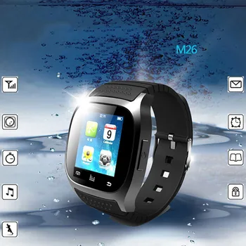 

Smart Watch M26 English Version Bluetooth Watch Step Meter Remote Photo Smart Reminder Bluetooth Call Smart Sports Bracelet