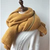 Women Winter Thicken Warm Scarf Soft Solid Cashmere Scarves Pashmina Shawls Wraps Knitted Wool Long Scarf ► Photo 2/6