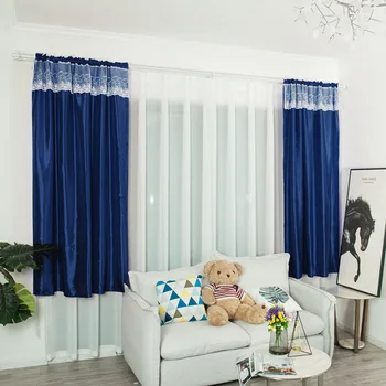 

Modern Lace Short Curtains For Kitchen Voile Curtains For Living Room Bedroom Sheer Solid color Curtains Window Screening Drape