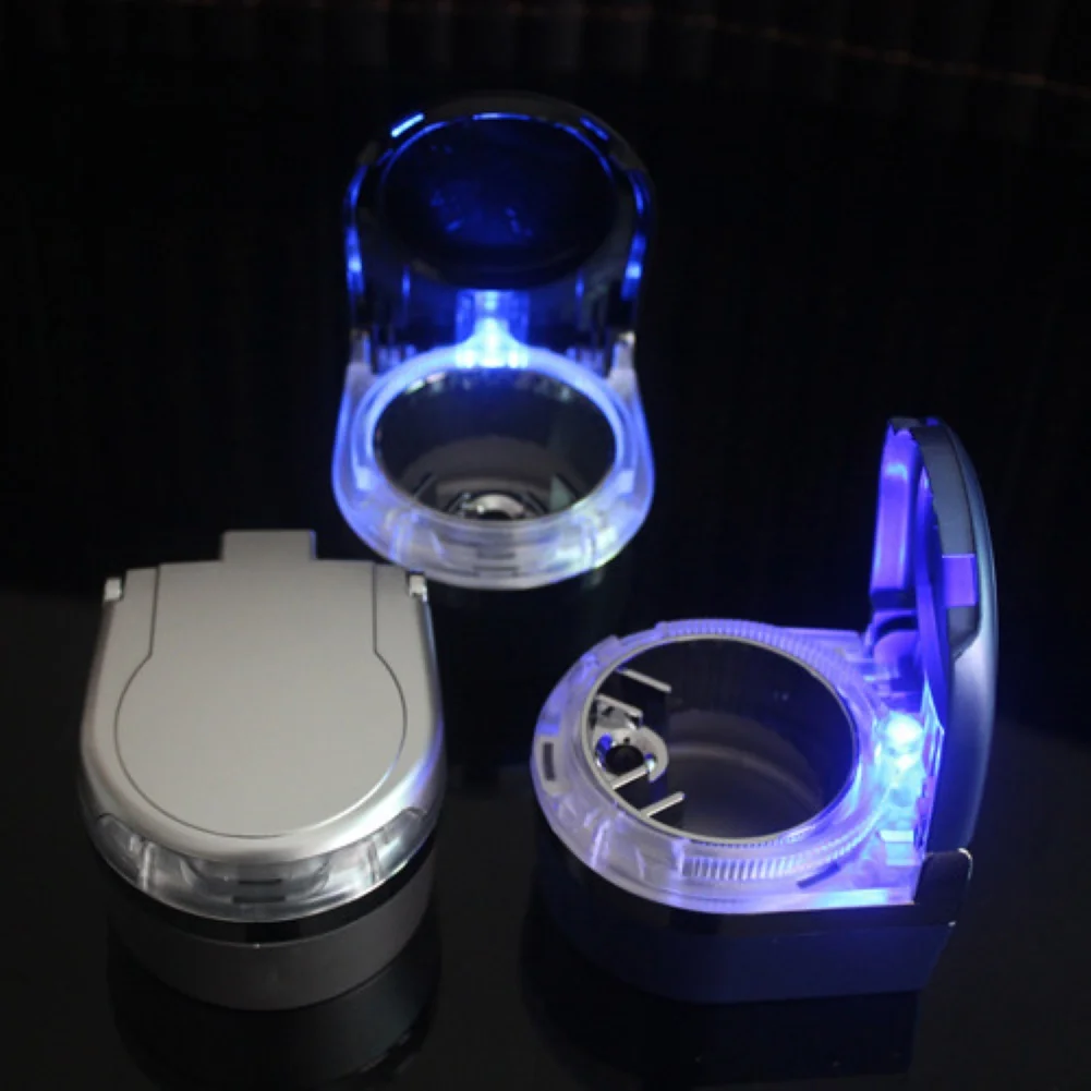 Detachable Car Vehicle Cigaret Ashtray Smoke Ash Holder Cup with LED Light Car Accessories Interior