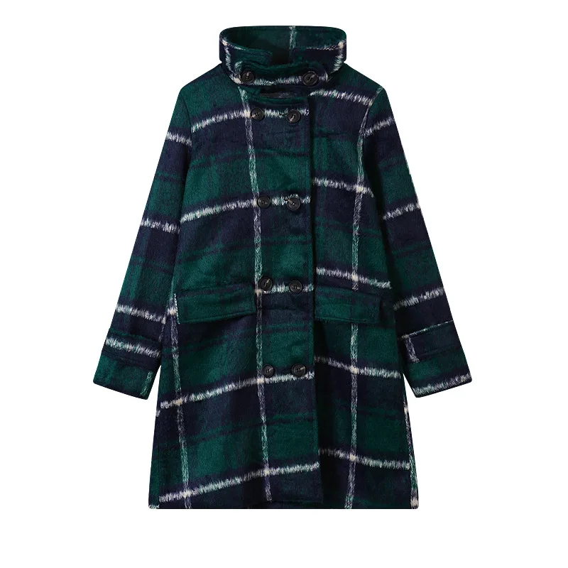 

New Style Autumn And Winter Korean-style Loose Warm Overcoat Thick Woolen Jacket Wt367