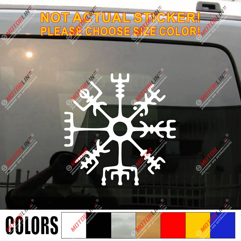 Vegvisir Viking Compass Decal Sticker Odin Norse Norway Vinyl pick size | Автомобили и мотоциклы