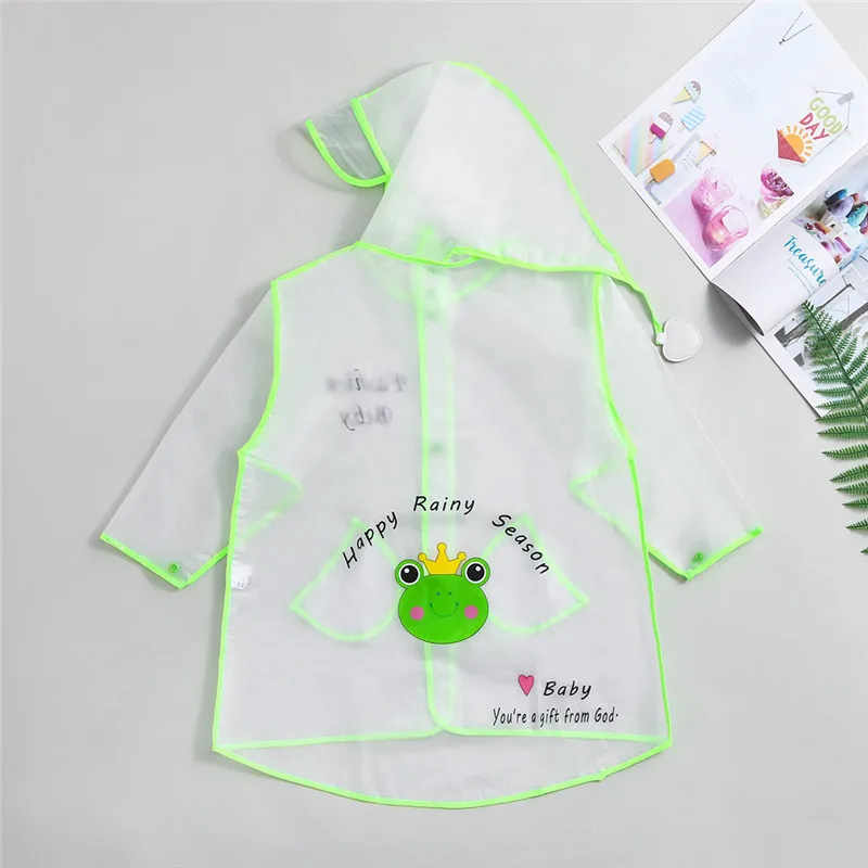 Children's waterproof raincoat Boys Girls Kids Hooded Raincoat Waterproof Jackets Toddler Baby Cartoon Tops #4S18 (36)