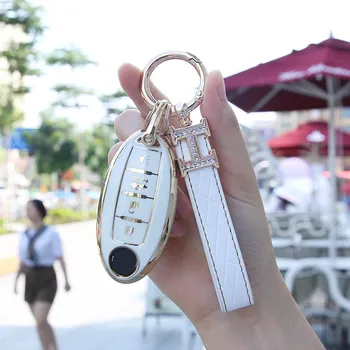 Cover Telecomando/chiave per Nissan Qashqai J10 J11 Tiida XTrail T31 T32 Juke Altima Pathfinder prende i colpi per Infiniti