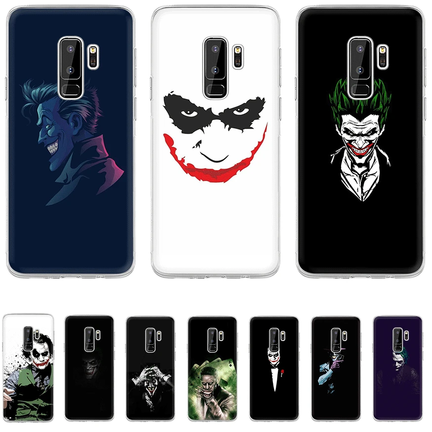 Phone Case For Samsung Galaxy S6 S7 Edge S8 S9 S10 S10e S20 Ultra Plus Note 8 9 10 Lite Hard Cove Clown | Мобильные телефоны и