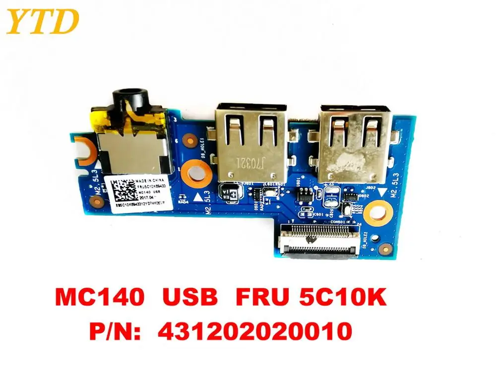Оригинальная USB плата для Lenovo MC140 аудио Плата FRU 5C10K PN 431202020010