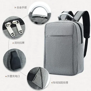

Large Capacity Waterproof Business Bag, Computer Bag, Women's New Backpack, Men's USB Charging Anti-theft Backpack