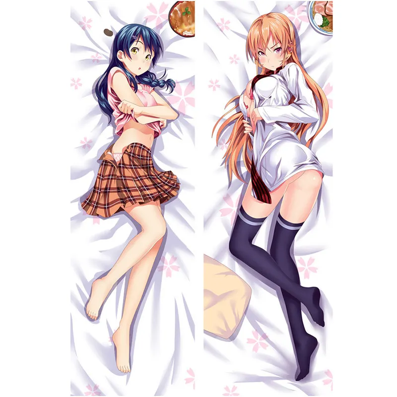 2WAY Anime Food Wars!Shokugeki no Soma pillow Cover Dakimakura case Sexy girl 3D Double-sided Bedding Hugging Body pillowcase FC02A - Цвет: 2WAY