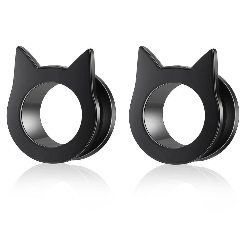 2pcs Multiple Styles Screw Ear Flesh Tunnel Plugs Piercing Retro Flower Orelha Gagues Ear Expander Piercing Body Jewelry 00g 0g