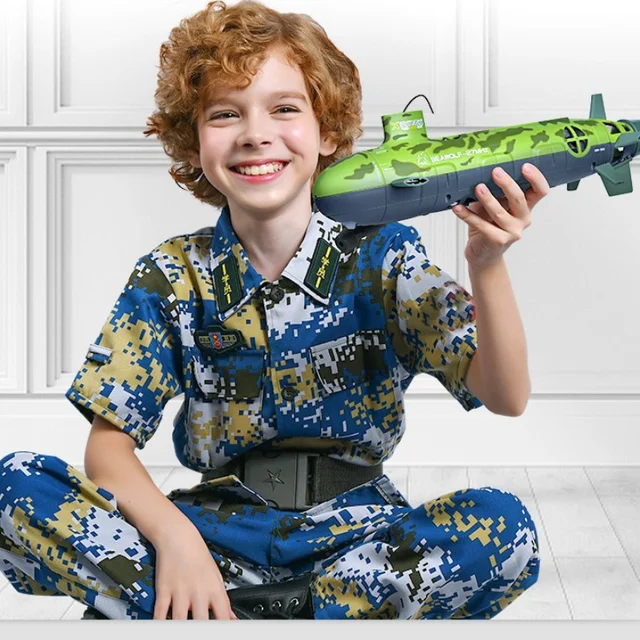 2021 Omnibearing remote control Seawolf upgrade version RC Big submarine 6-Channel 35cm RC Nuclear power Submarine kids toy 3