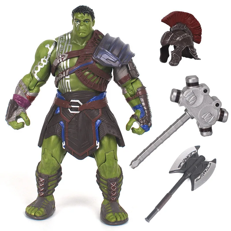 20 см оригинальный Марвел Халк Тор 3 Ragnarok руки подвижные войны молотки битва