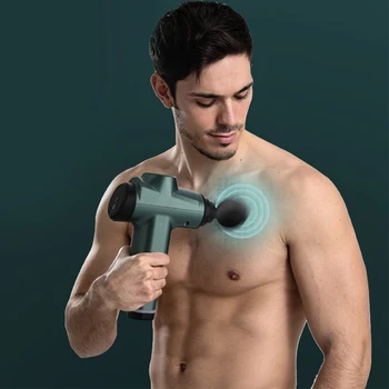 

4500r/min Massage Gun High Frequency Fascia Gun Muscle Relaxation Massager Vibration Fitness Equipment Noise Design For Unisex