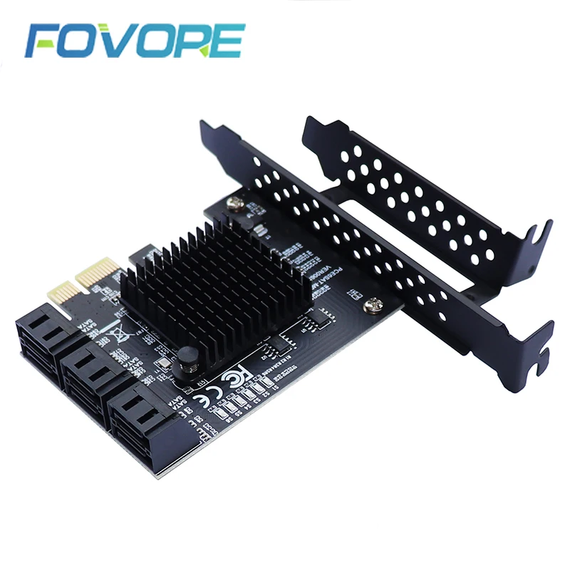 Marvell 88SE9215 칩 PCI Express SATA 3 PCIE SATA PCI E PCI E SATA 카드/확장
