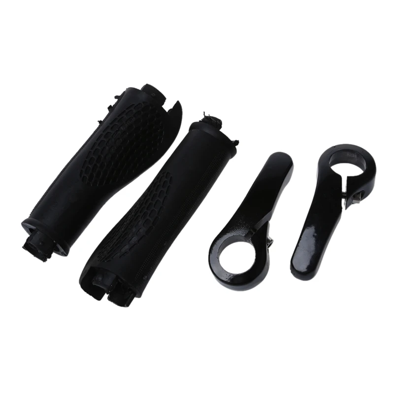 

2x MTB BMx Bicycle Bike Cycling Lock-On Locking Handlebar Hand Bar End Grips New