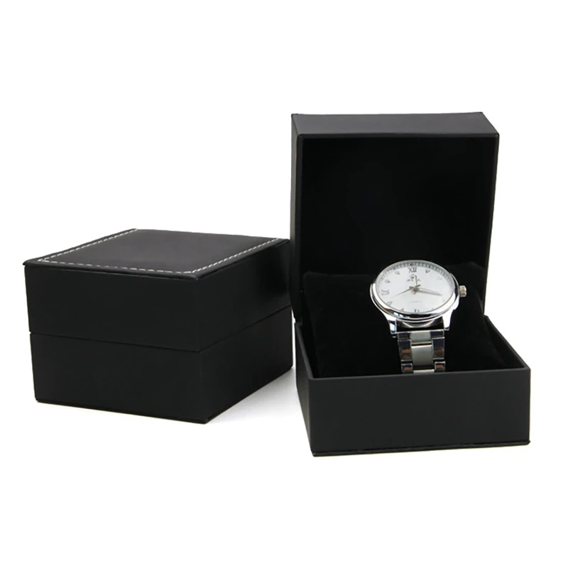 

Watch Box Holder Organizer Premium Wooden Gift Case Single Grid Jewelry Bracelet Storage