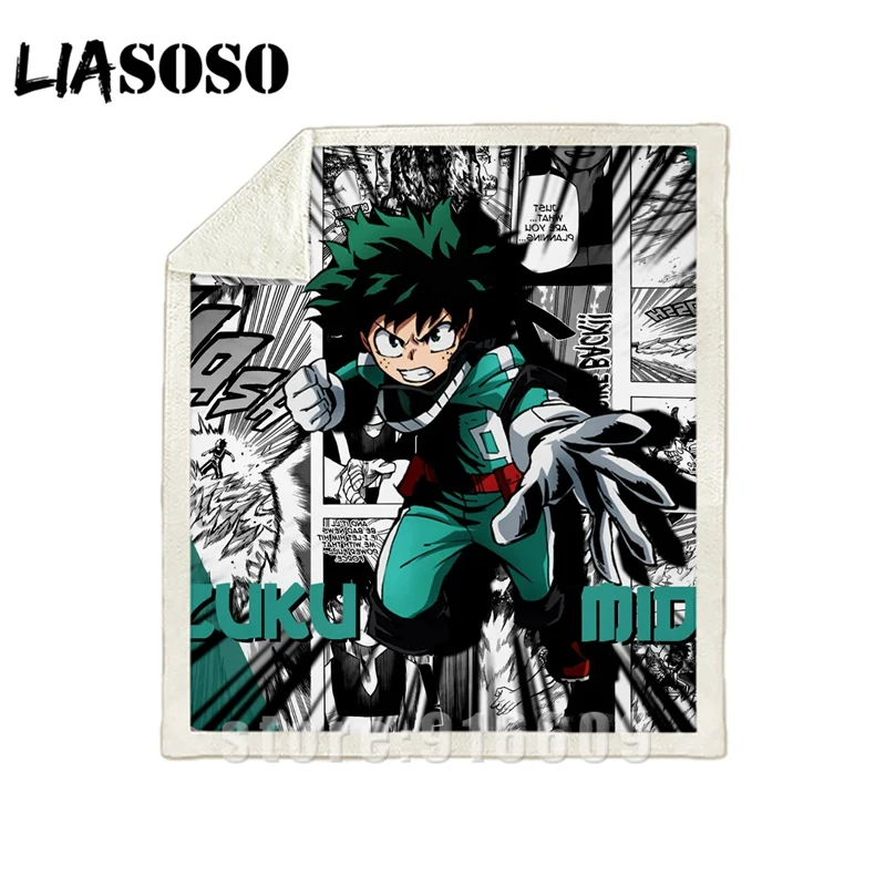 Диван-кровать с рисунком dj My hero Academy Boku no hero офис Harajuku набивное Одеяло-покрывало для путешествий одеяло квилт для софы A29 - Цвет: 15
