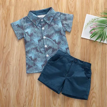 

Melario Boys Clothes Set Summer Boys Kids Clothes New Printed T-shirt and Solid Shorts Boys Outfits Kids Clothing for Boys Sets