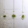 10 CM Transparent Clear Wall Hanging Glass Vase Terrarium Plants Flower Hydroponic Micro Landscape DIY Candlestick Home Decor 6