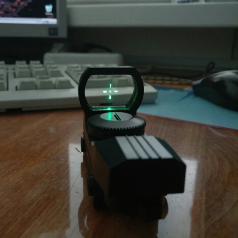 For Nerf Series 20mm Orbital Sight Hunting Optical Hologram Red Dot Aiming Reflection 4 Fin Tactical Range Collimation Sight