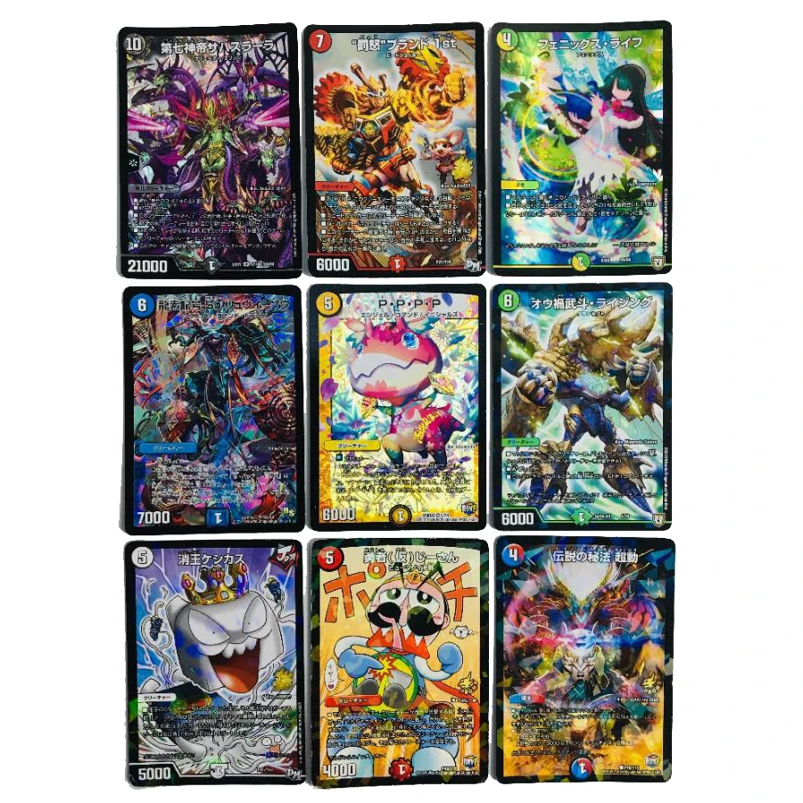 Takara Tomy Crads Duel Masters Card 5 шт./пакет чехол для рабочего стола флэш коллекционная карточка игры 3D коллекции детские игрушки