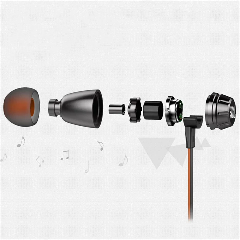 JBL T380A проводные наушники-вкладыши стерео Fone De Ouvido Jbl In-line control Bass Наушники Ecouteur с микрофоном гарнитуры