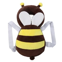 Детская защитная накладка для головы, противоаварийная панель для младенцев, мультяшная пчела, детская защита головы, противоаварийная панель, противоосенняя детская Защитная Подушка