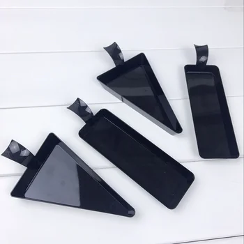 

40pcs Top Quality Thickened cut cake holder pastry holder mousse black base cake tray Free Shipping